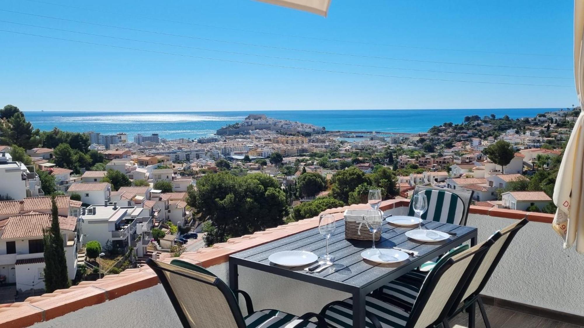 Casa Sara - Sea View Leilighet Peñíscola Eksteriør bilde
